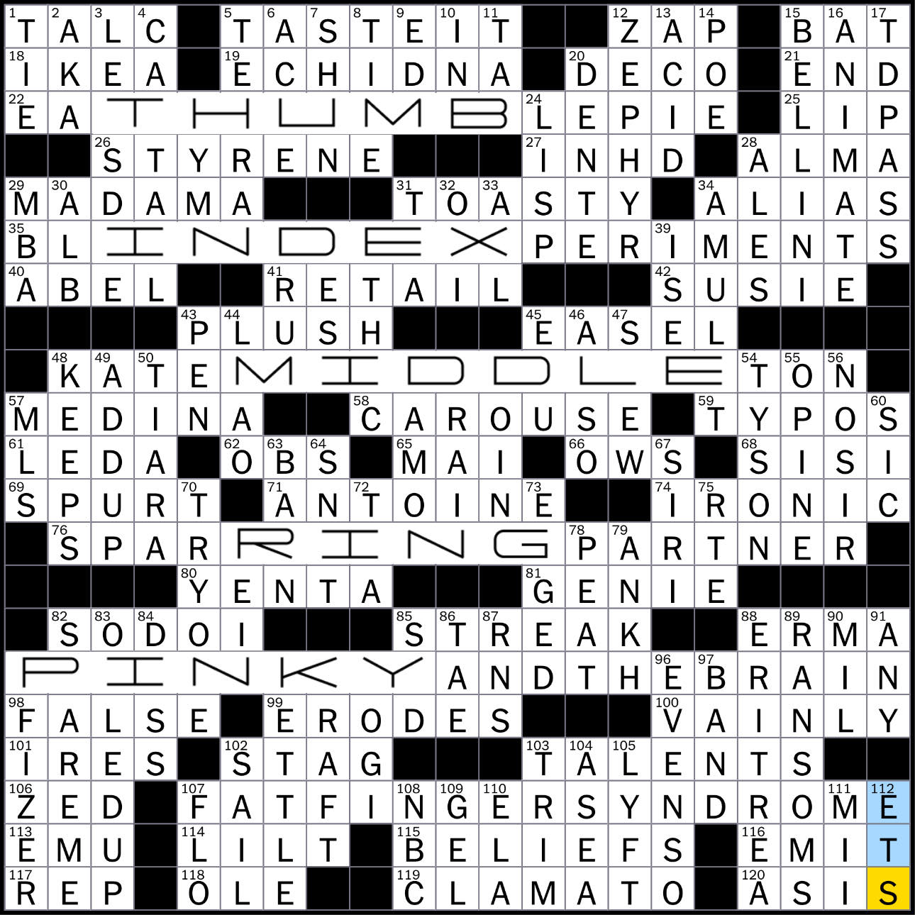 What is the Italian Word for Year? Find the NYT Crossword Answer