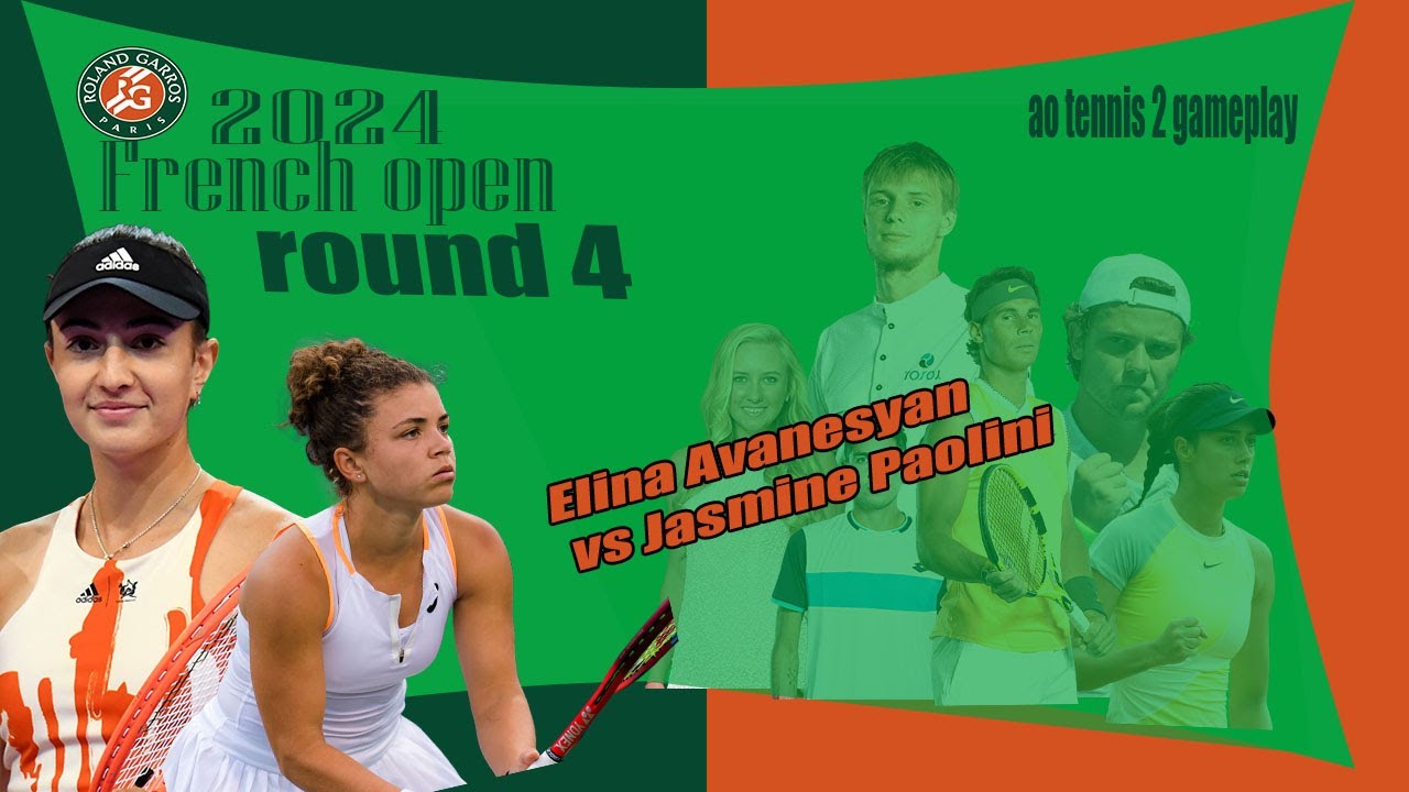 Elina Avanesyan vs Jasmine Paolini: Roland Garros 2024 Round 4 Highlights