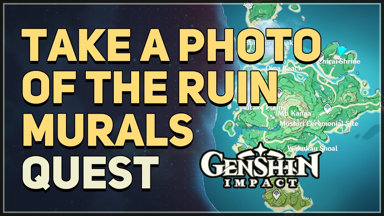 How to Take a Photo of the Ruin Murals in Genshin Impact