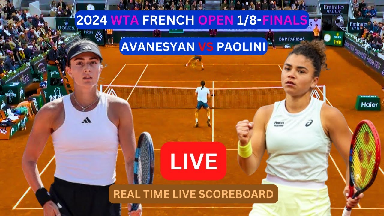 Elina Avanesyan vs Jasmine Paolini: Roland Garros 2024 Round 4 Highlights