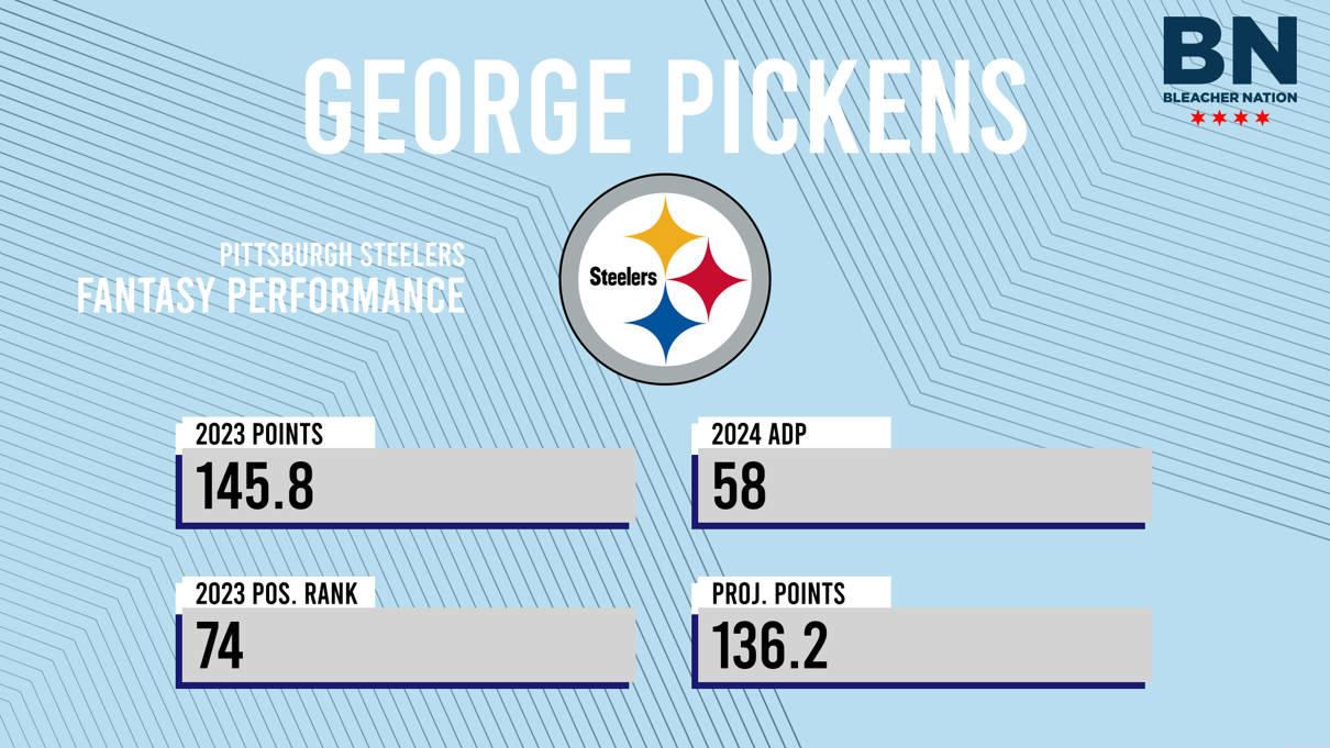 george pickens fantasy points today