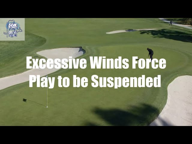 PGA Championship Suspended: High Winds Cause Chaos on Course