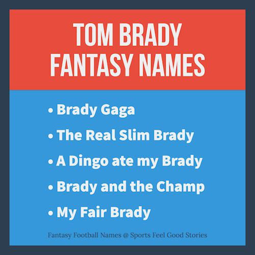 Best Fantasy Football Names with Tom Brady: Funny and Creative Ideas