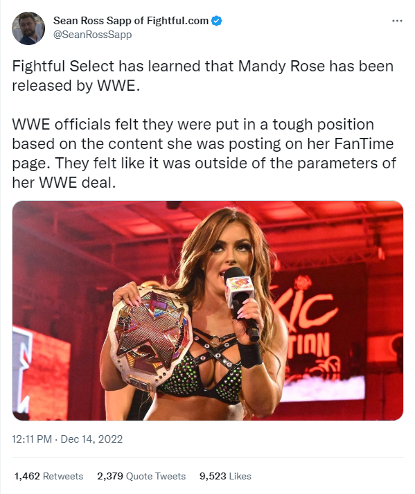 Mandy Rose Email:  Is It Possible to Get in Touch?