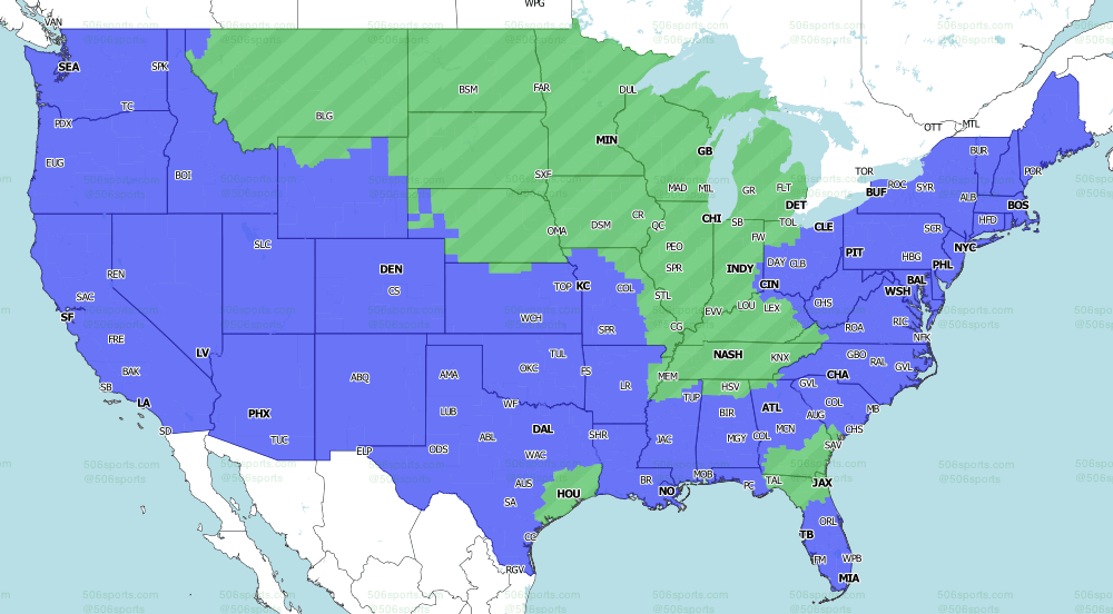 Week 4 NFL Coverage Map: See Which Games Are Available in Your Region!