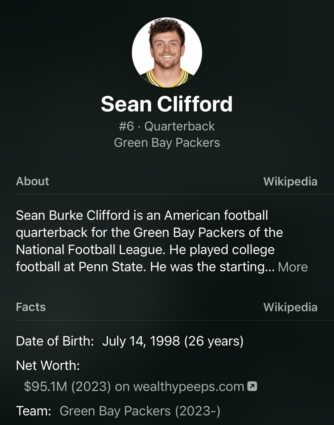 Whats Sean Clifford Net Worth? Discover the Quarterbacks Earnings and More!