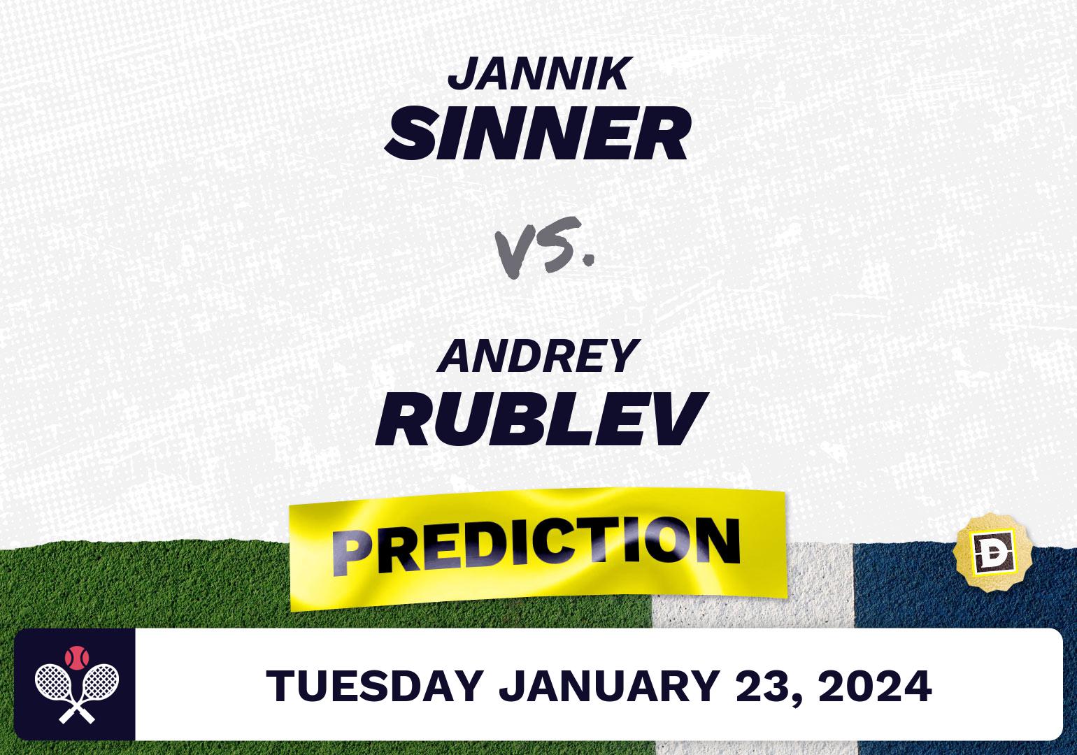 Sinner vs Rublev Prediction:  Breaking Down the Matchup and Where to Find the Best Odds