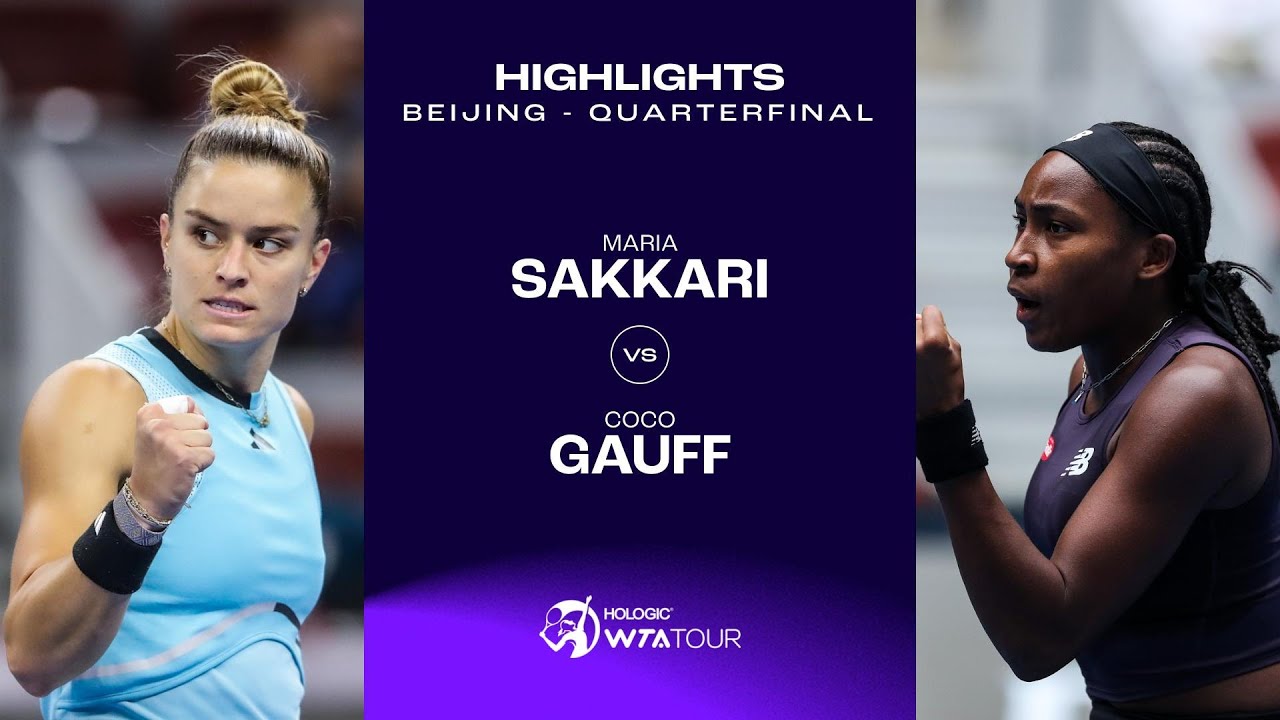 Maria Sakkari vs Coco Gauff Highlights: Catch the Action (See All the Best Moments Here)