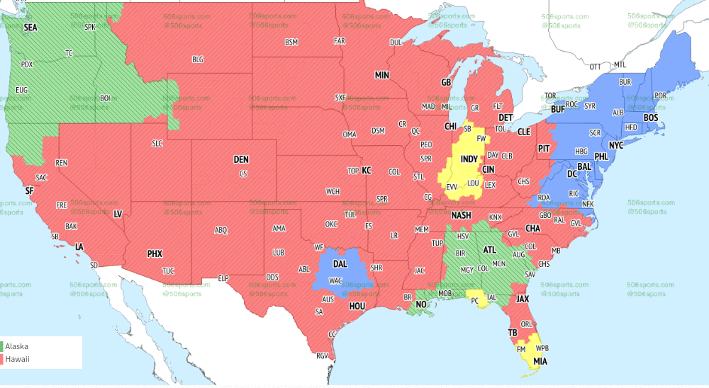 NFL Week 7 TV Map 2023: Find Out Which Channel the Game is on!