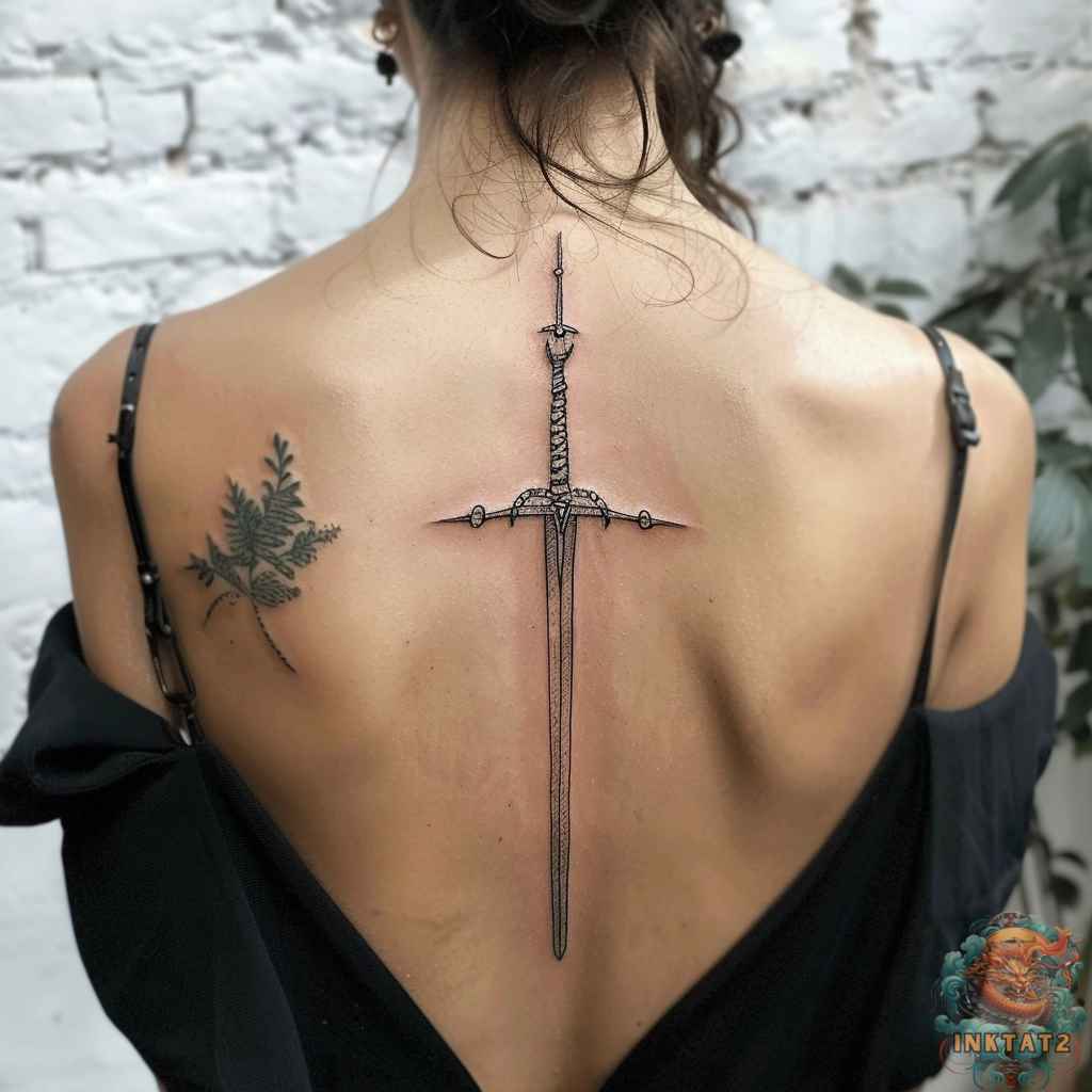 Get a Sword Back Tattoo:  Unpacking the Meaning and Symbolism