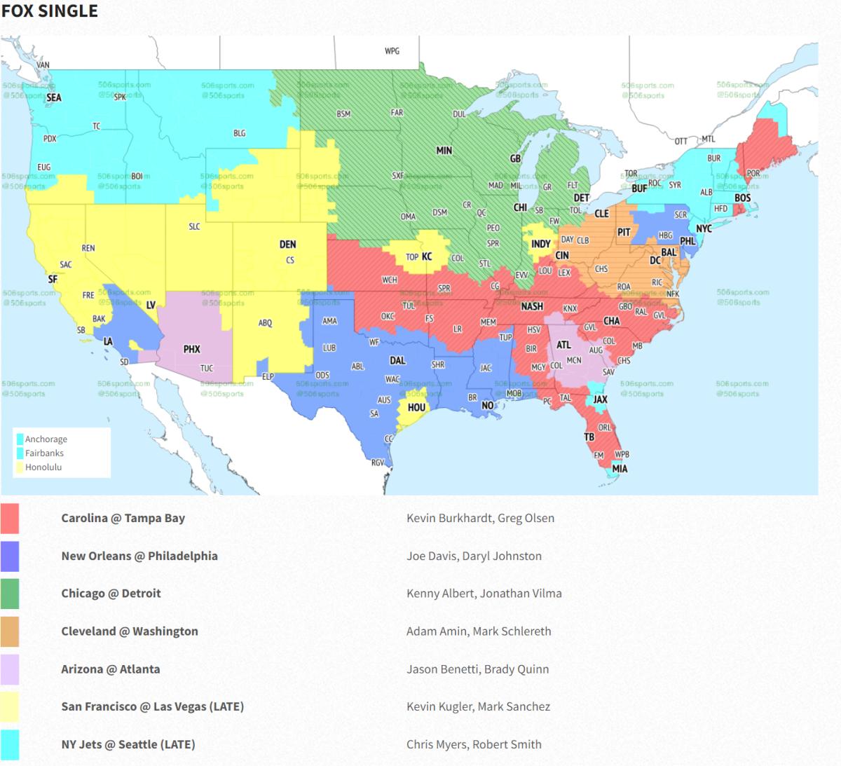 TV Listings! See the NFL Week 17 Coverage Map 2023 Here.